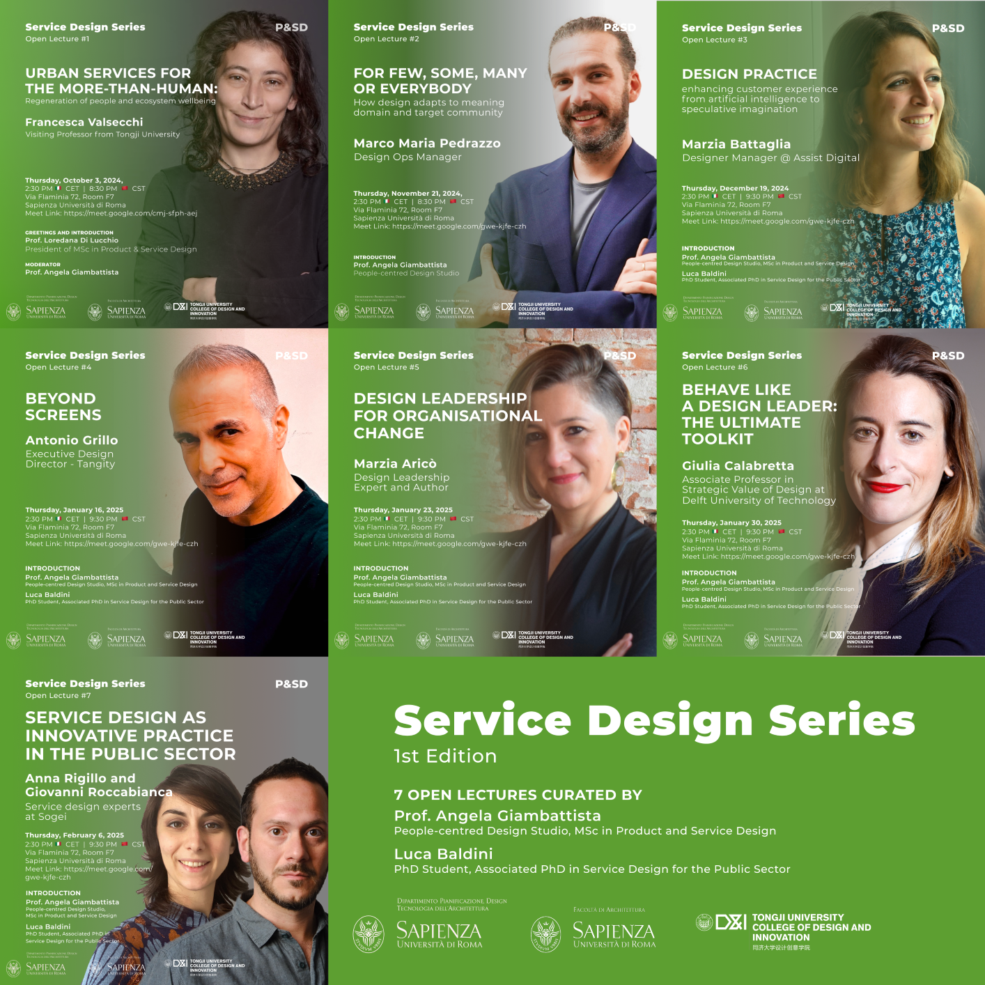 Service Design Series Open Lectures