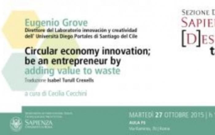 Lecture Circular economy innovation: be an entrepreneur by adding value to waste