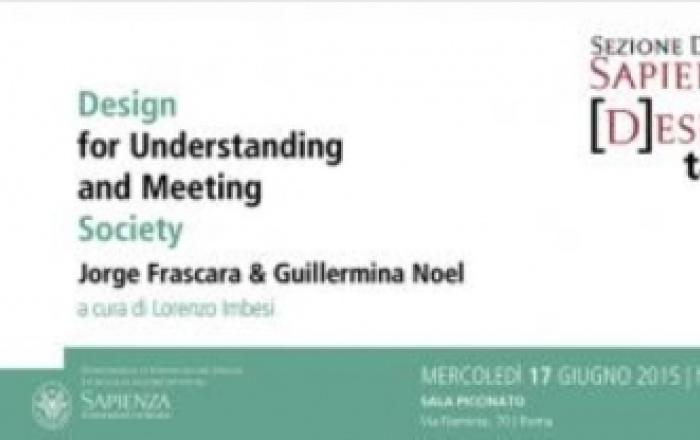Lecture: DESIGN FOR UNDERSTANDING AND MEETING SOCIETY.