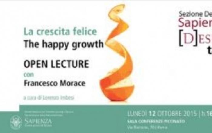 Lecture LA CRESCITA FELICE – THE HAPPY GROWTH.