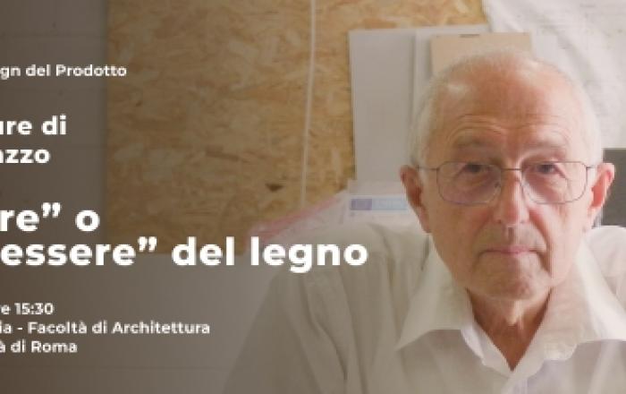 Open Lecture del Prof. Felice Ragazzo - Martedì 09 Maggio h15:30 | Corso di Laurea in Design