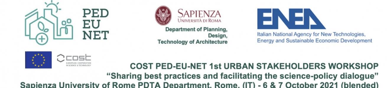 COST PED-EU-NET 1ST URBAN STAKEHOLDERS WORKSHOP