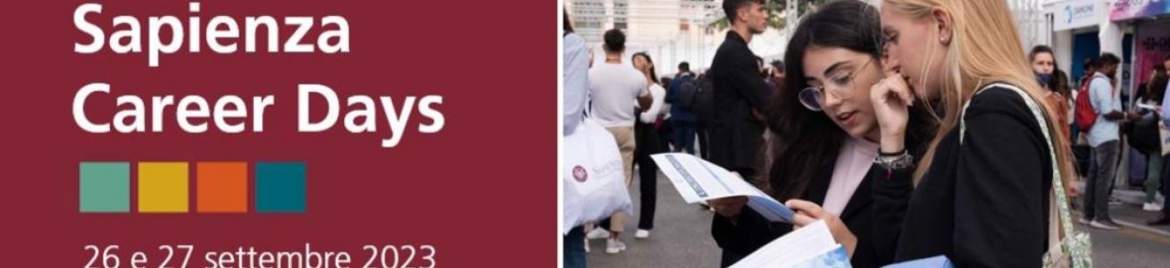 Sapienza Career Days 2023 (26 e 27 settembre)