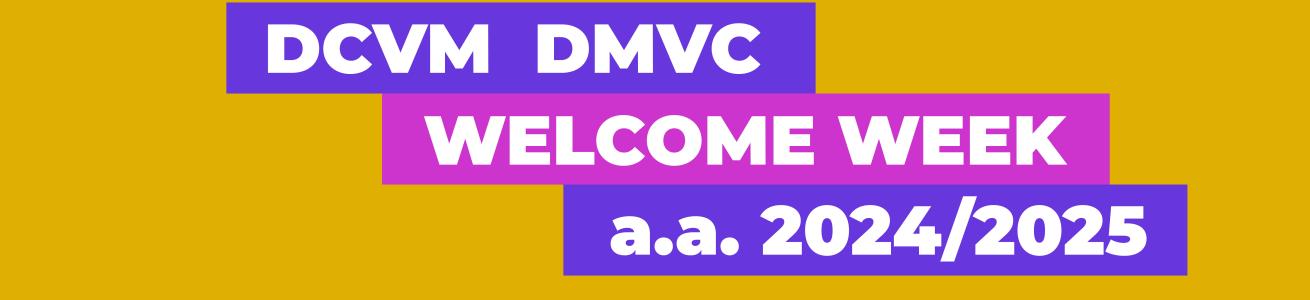DCVM welcome day e welcome week 2024/2025